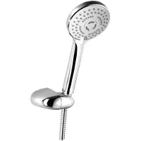 Aqualine ERICA Brausestange, Brausehalter drehbar, Chrom