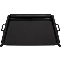 Beeketal Gasgrill Gas Grillplatte , Modell:Emaillierte Stahlpfanne