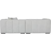 Riess Modernes Ecksofa ZERO GRAVITY 240cm graphit beige Strukturstoff 3-Sitzer Couch