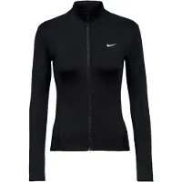 Nike W NK ONE DF FZ FITTED JKT BLACK/WHITE