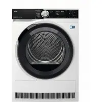 AEG TR9DW80690, Freistehend, Frontlader, Wärmepumpe, Weiß, Drehregler, Berührung, Glastür