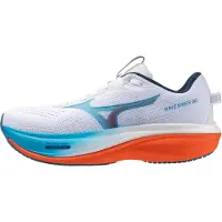 Mizuno Wave Rider 30 Laufschuhe Weiß Orange AW26, Größe 48.5 Eur