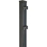 Floraworld Zaunpfosten »Comfort«, Stahl, BxHxL: 6 x 4 x 120 cm - grau