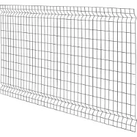 Floraworld 3D-Felder-Zaunmatte, HxLxT: 120 x 200 x 4 cm, Stahl, anthrazit - grau