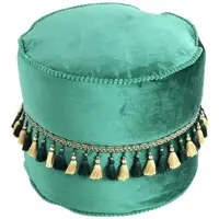 Kayoom Sitzkissen Pouf Taj Mahal in grün | Gr.: onesize