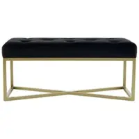 Kayoom Sitzbank Cameron in schwarz - gold | Gr.: onesize