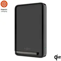 FIXED FIXZENMP-10-BK, 10000 mAh, Lithium Polymer (LiPo), Quick Charge 2.0, Kabelloses Aufladen, Schwarz