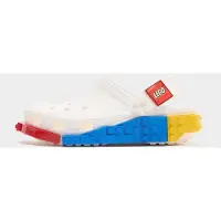 Crocs Hausschuh Uni 4WL LEGO Masterbrand System Clog Kids weiß EU 34-35