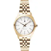 Gant G198003 Damen-Armbanduhr Quarz Lauderdale Goldfarben