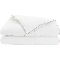 vidaXL Bettdecke Weiß 200 x 200 cm Bambusfaser