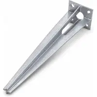 TRUTZHOLM Bodenhülse Einschlaghülse für Ø 34 mm Bodeneinschlaghülse 50 cm Länge Zaunpfa... 1er