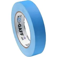 Pro Tapes Pro Gaff 24 mm x 22,8 m Gewebeklebeband, fluoreszierend blau