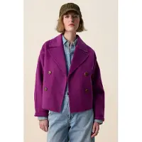 Sissy-Boy Peacoat-Jacke Mit Wolle - Lila | Größe: XS-S