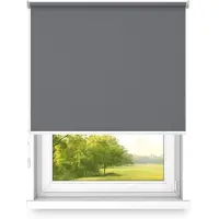 Time4blinds , Rollos, Verdunkelungsrollo, Hellanthrazit - Rechts, 150x200cm