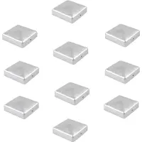 Baumarktplus 10x Pfostenkappe Abdeckkappe Edelstahl - Kupfer - verzinkt - Pyramide - Kugel... 101x101 mm verzinkt Pyramide