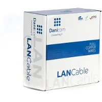 Dsit DANICOM CAT6A FTP 50m Außenkabel Starrleiter - PE (Fca)