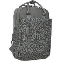 NEW REBELS Urban Leopard Laptop Rucksack - 13" Laptopfach - schwarz