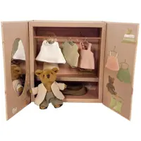 Egmont toys Kleiderschrank mit Bär & Kleidung, Kinderkleiderschrank