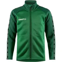 Craft Trainingsjacke Squad 2.0 JR Full-Zip Regular Fit farblich abgesetzt