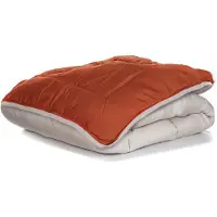 Poyet Motte Steppdecke Grau Braun 200 x 200 cm 400 g 400 g /m²