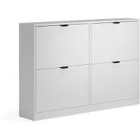 Vicco Schuhkipper Gizmo, Weiss, 115 x 77.6 cm mit 2x2 Fächern