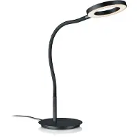 Knapstein Tessa-T-Flex LED-Tischleuchte-Schwarz/Schwarz