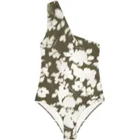 Emporio Armani für Damen. EW003395_AF20248 Badeanzug Hazy Floral grün (S), Strandbekleidung, Polyamid