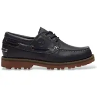 Timberland Unisex für Kinder. TB0A2A5FEP81 Nautische Lederschuhe Authentic marineblau (34.5), Wohnung, Schnürsenkel, Lässig, Kinderbekleidun