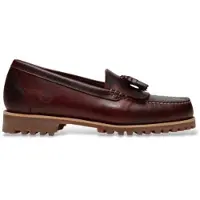 Timberland für Herren. TB0A2MSCEIW1 Authentic Kiltie Leder-Slipper in Burgunderrot (44 W), 1 bis 3 cm, Keine, Lässig, Kastanienbraun, Klassi