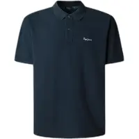 Pepe Jeans Herren-Poloshirt mit kurzen Ärmeln, blau