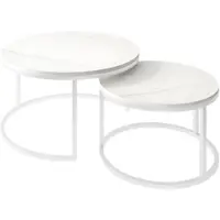 Lookway Runder Couchtisch CIRI 2in1 LEVANTO