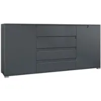 Vladon SIDEBOARD Sylt Anthrazit matt