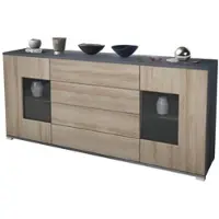 Vladon SIDEBOARD Grömitz Eiche sägerau