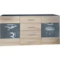 Vladon SIDEBOARD Carlos Eiche sägerau