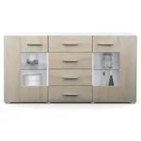 Vladon SIDEBOARD Noah Eiche sägerau