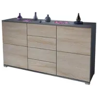 Vladon SIDEBOARD Rova Eiche sägerau