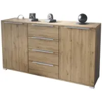 Vladon SIDEBOARD Linio Eiche Evoke