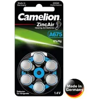Camelion 15006675 Zink Luft Knopfzellen A675/ZL 675/1,4 Volt, 6er-Pack Germany