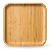 Wilmax England Wilmax Bambus Teller 20,5x20,5 cm Natur WL-771021/A