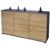 Vladon SIDEBOARD Rova Eiche Natur
