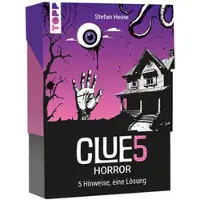 Sonstige Verlage CLUE5 #Horror. 5 Hinweise, nur eine Lösung. Das Trend-Quiz für deine Tasche