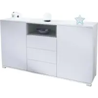 Vladon SIDEBOARD Skadu Graphit Seidenmatt