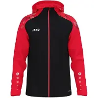 Jako Kapuzenjacke Sonic - schwarz/rot, Größe:S