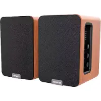 Aiwa SPA-200BR Active speaker pair with HDMI, brown