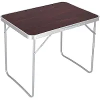 VERK 14468 Klapptisch für den Außenbereich – 80 x 60 x 70 cm, braun