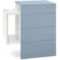 Vladon NACHTTISCH Queens Front in Denim matt