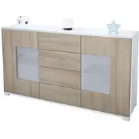 Vladon SIDEBOARD Grömitz Eiche sägerau