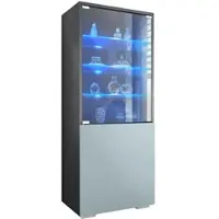 Vladon VITRINE Granada Denim matt