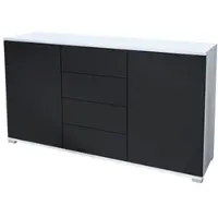 Vladon SIDEBOARD Santo Schwarz matt
