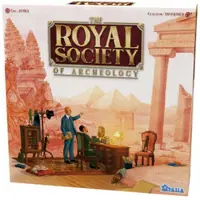 Huch !, THE ROYAL SOCIETY OF ARCHEOLOGY, Historisches Strategiespiel, Worker Placement für Entdecker, Spannende Expeditionen und strategische Interaktionen, Für 1–4 Spieler ab 14 Jahren